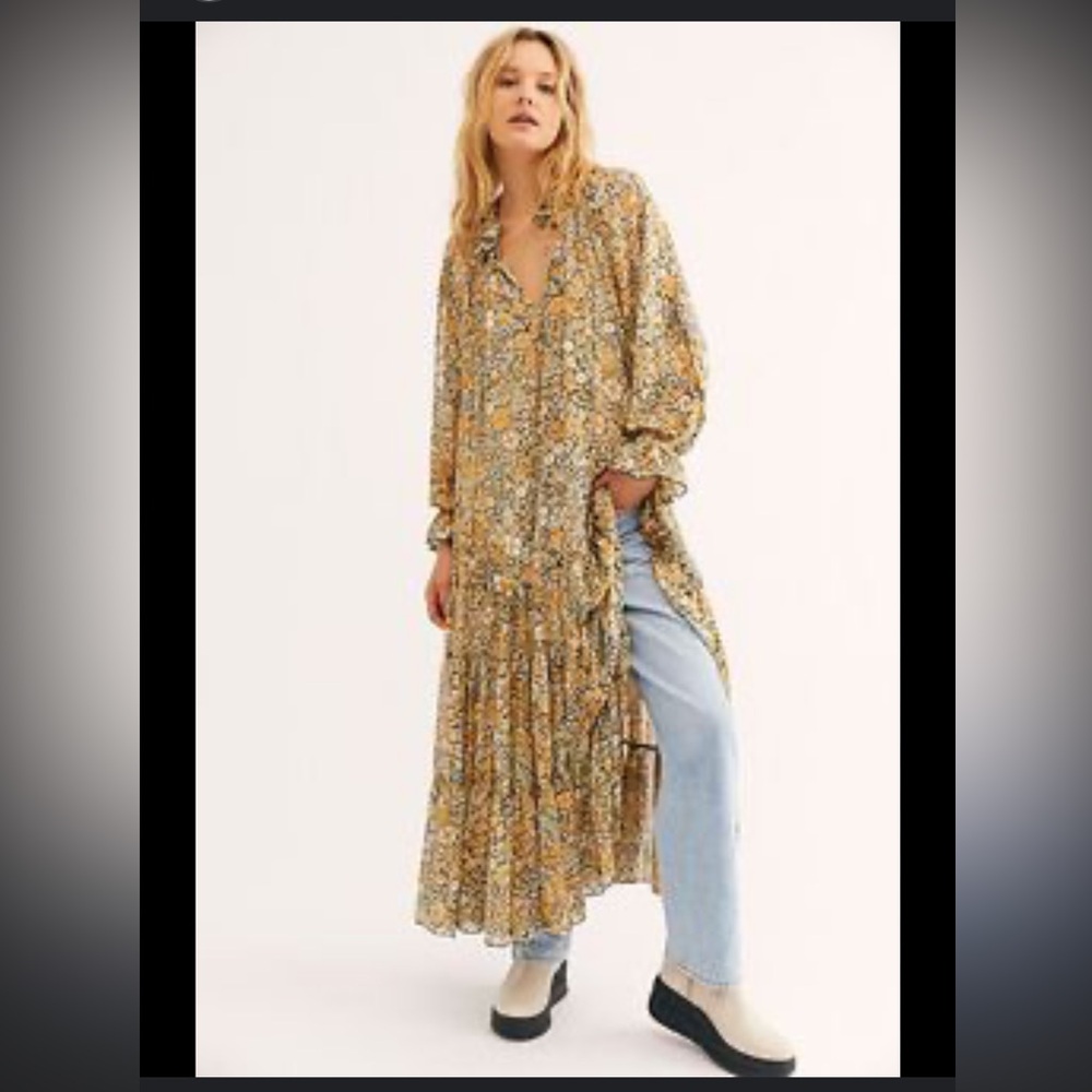 Free People Floral Maxi Dress - Picture 2 of 9